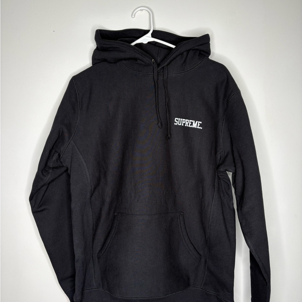 Supreme PETTIBON PULLOVER Classic Black Hoodie